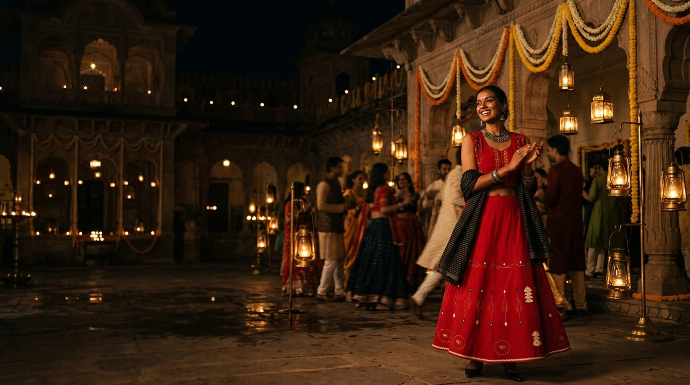 Lehenga Choli (Adults) – Red